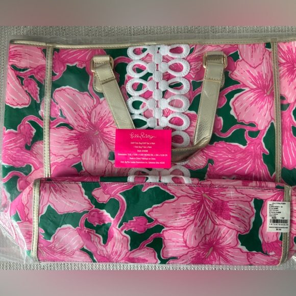 Lilly Pulitzer Tote Bag and Clutch Set NWT - Picture 8 of 12